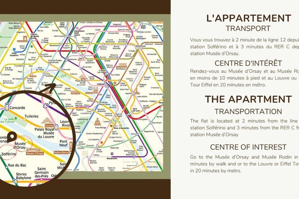 Musee D'Orsay-Saint Germain-Invalides-Famille Paris Bagian luar foto